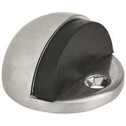 Touchpoint Half Moon Floor Door Stop - 25 x 45mm - Satin Anodised Aluminium