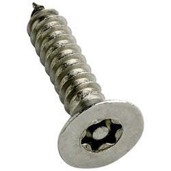 Hafren 6-Lobe Pin Self Tapping Security Screws - 8 x 1 1/4" - T20 - Pack of 100