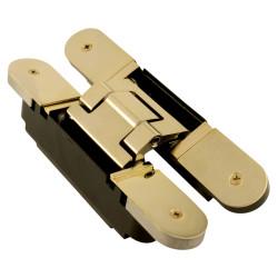 Simonswerk Tectus TE340 3D FR Door Hinge - 160 x 28mm - Polished Brass - Pair