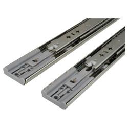 Klug 53mm Heavy Duty Ball Bearing Soft Close Drawer Runner - Full Extension - 800mm Length - 80kg - Zinc