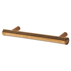 Altro Filton 11mm T-Bar Cabinet Pull Handle - 96mm Centres - Antique Brass