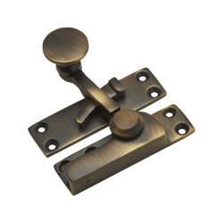 Altro Quadrant Arm Sash Window Fastener - 72 x 21mm - Antique Brass