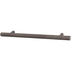 Altro 12mm T-Bar Cabinet Pull Handle - 224mm Centres - Brushed Pewter Effect