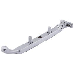 Hampstead Bulb End Casement Window Stay - 8"/200mm Length - Soft Satin Chrome