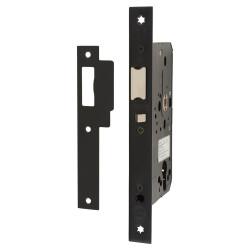 Arrone AR914 DIN Mortice Nightlatch - 88mm Case - 60mm Backset - Square - Matt Black