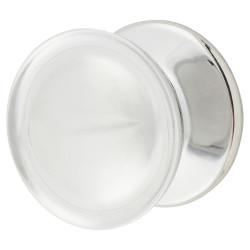 Heritage Brass by M Marcus Surrey Round Cabinet Knob - 38mm Diameter - Polished Chrome