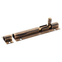 Altro Antique Brass Straight Barrel Bolt - 100 x 25mm