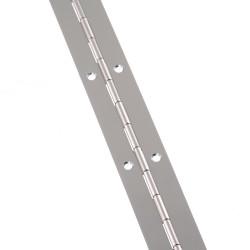 Touchpoint Steel Continuous Piano Hinge - 1850 x 25 x 0.7mm - Nickel Plated