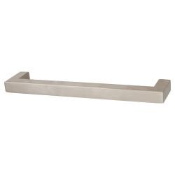 Altro 14mm Square D-Bar Cabinet Pull Handle - 96mm Centres - Satin Stainless Steel