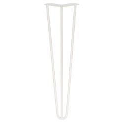 Altro Hairpin Leg - 3 Pin - 500mm Height - White - Pair
