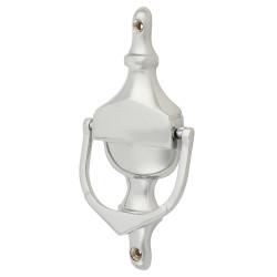 Rutland Frontier Collection Urn Door Knocker - Polished Nickel - 164 x 76mm