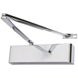 Arrone AR5500 Overhead Fire Door Closer - Power Size 2-5 - Push/Pull Mounting - Polished Stainless Steel
