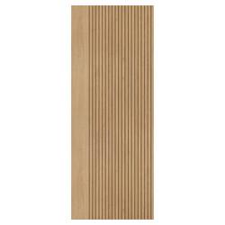 LPD Melbourne 20 Panel Pre-Finished Solid Internal FD30 Fire Door - 2040 x 726 x 44mm - Oak