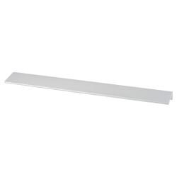 Touchpoint Serva Lipped Edge Cabinet Pull Handle - 320mm Centres - Brushed Aluminium