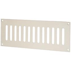 Altro Plain Slotted Vent - 242 x 89mm - 4800mm² Free Air Flow - Polished Stainless Steel