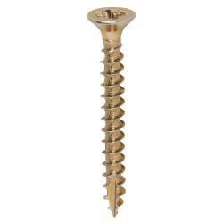 TIMCO Classic Pozi Countersunk Wood Screws - 3.5 x 30mm - Yellow Zinc - Pack of 200