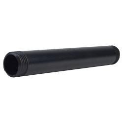 Altro 1/2" Pipe Shelving Iron Threaded Pipe - 6"/150mm Length - Black