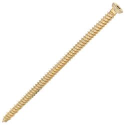 SiDAX Concrete Screw - Countersunk - Yellow Zinc - 7.5 x 150mm - Pack of 100