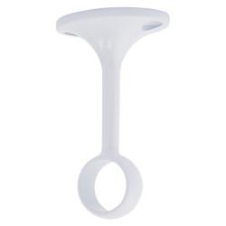 Rothley 19mm Hanging Rail Centre Bracket - White