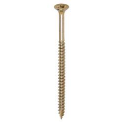 TIMCO Classic Pozi Countersunk Wood Screws - 6.0 x 100mm - Yellow Zinc - Pack of 100
