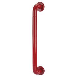 Hoppe AR602/600 Rouge Red Nylon D-Bar Door Pull Handle on Rose - Screw Fix - 600mm c/c