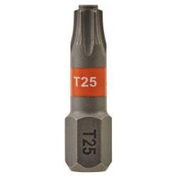 SPAX T-Star Plus Driver Bit - Torx - T25 - 25mm Length - Pack of 5