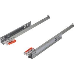 Blum TANDEM BLUMOTION Soft Close Drawer Runners - Single Extension - 450mm Length - 11-16mm Panels - 30kg