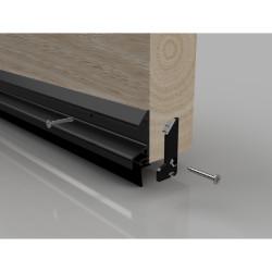 Stormguard XRD Rain Deflector with Rubber Seal - 914mm Length - Inward/Outward Opening Doors - Black