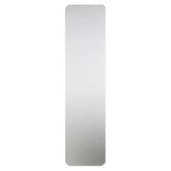 Altro Stainless Steel Self-Adhesive Plain Finger Plate - 300 x 75 x 1.5mm - Satin