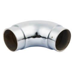 51mm Solid Brass 90° Bar Rail Elbow - Polished Chrome