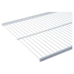Altro Top Track System - Ventilated Shelf - 600 x 300mm - White