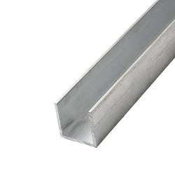 Touchpoint 2000mm Aluminium U-Profile Channel - 16 x 16 x 1.6mm - Mill