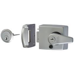 ERA Double Locking Nightlatch - 60mm Backset - Satin Chrome Case/Cylinder
