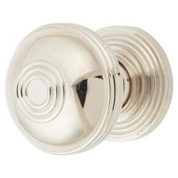 From The Anvil Prestbury Round Cabinet Knob - 38mm Diameter - Polished Nickel