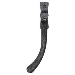 Mila Heritage Pear Drop Locking Espagnolette Casement Window Handle - Left Hand - Heritage Pewter