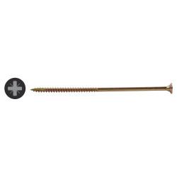 Vida All Purpose Pozi Countersunk Wood Screws - 5.0 x 70mm - Yellow Zinc - Pack of 200