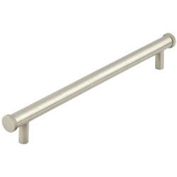 Hoxton by Frelan Wenlock 15mm Knurled T-Bar Cabinet Pull Handle - 224mm c/c - Satin Nickel