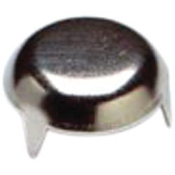 Touchpoint Pronged Furniture Glide - 19mm Diameter - Bright Zinc - Pack of 50