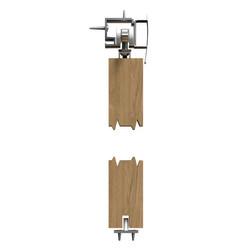 Klug Softslide 90 Soft Open/Close Sliding Door Gear Fitting Pack - 90kg Max Door Weight