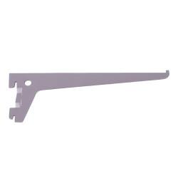 Altro Single Slot Shelf Bracket - 200mm Length - Silver