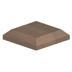 FenceMate Fence Post Caps for 4" / 100mm Posts - Brown