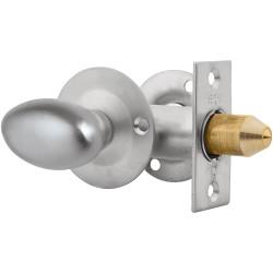 Bathroom Privacy Set - Satin Chrome