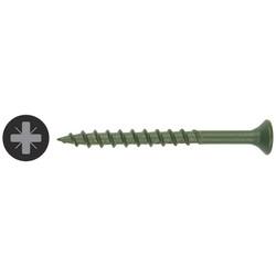 Vida Treated Decking Screw - 4.5 x 50mm - Green - Pack of 200