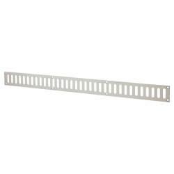 Altro Plain Slotted Vent - 600 x 51mm - 6650mm² Free Air Flow - Polished Stainless Steel