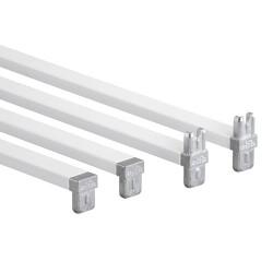 elfa Drawer Basket Tower - T & L Crossbars - 450mm Width - White - Pair