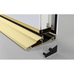 Stormguard Proline Inward Threshold - 1000mm Length - Inward Opening Doors - Gold Anodised