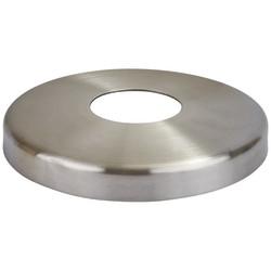 SWR Balustrade Base Plate Cover - 304 Brushed Satin Stainless Steel