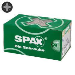 SPAX Yellox Pozi Countersunk Wood Screws Value Pack - 3.5 x 30mm - Yellow Zinc - Pack of 1000