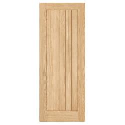 LPD Belize 5 Panel Pre-Finished Solid Internal FD30 Fire Door - 1981 x 838 x 44mm - Oak