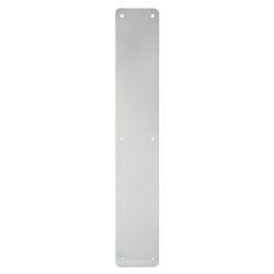 Touchpoint Aluminium Plain Finger Plate - 450 x 75 x 3mm - Satin Anodised